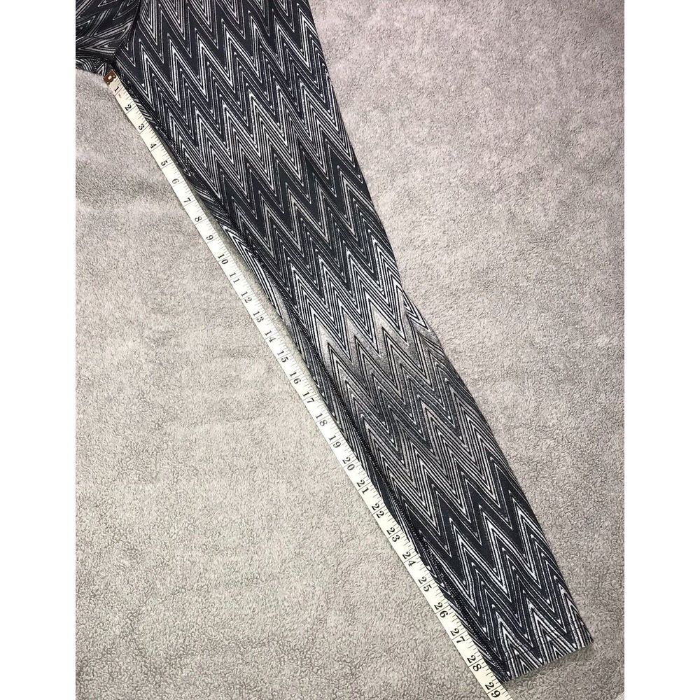 Womens Nike‎ Dri- Fit Leggings Size Large Athletic Running Pants Black Gray - Picture 7 of 11